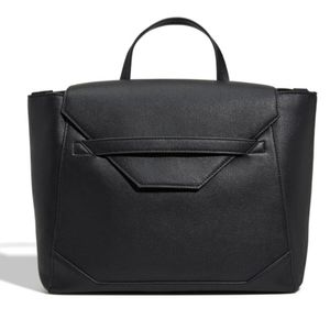 The Honest Company Brand NEW Backpack/ shoulder bag, Black vegan leather NWOT